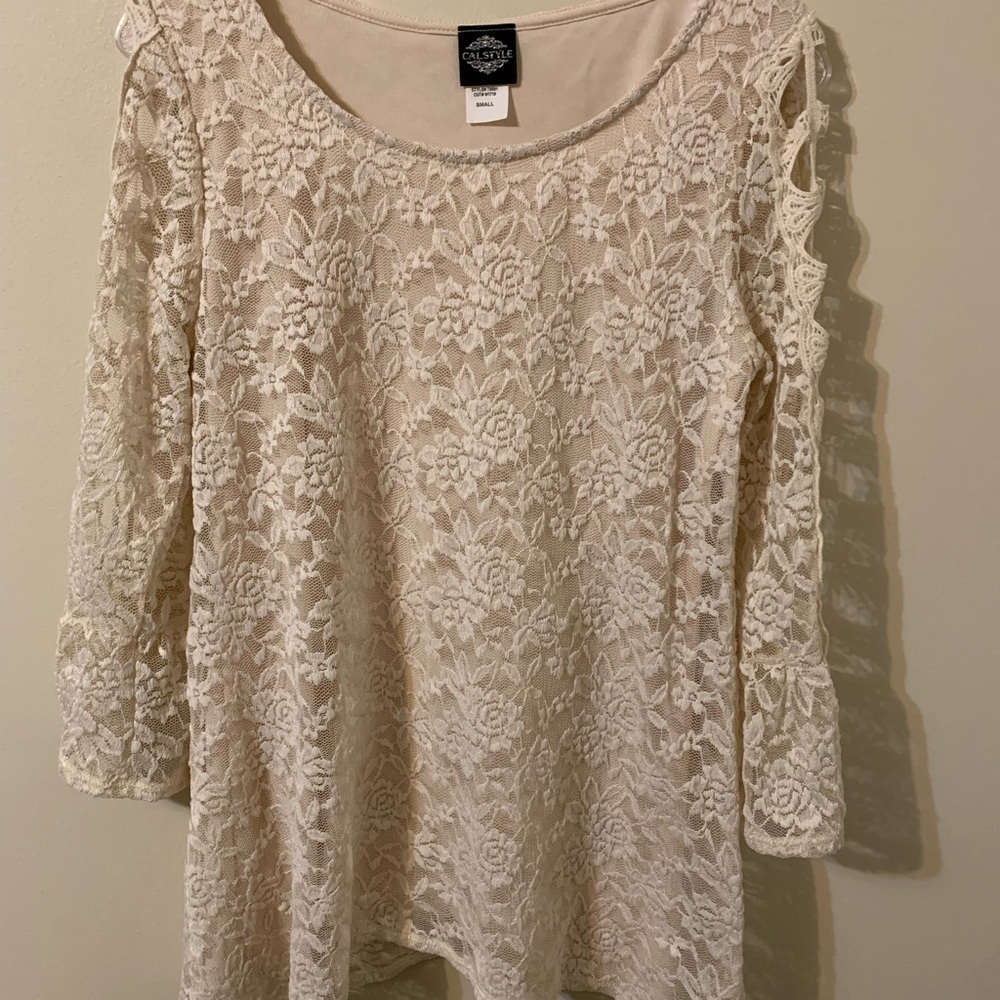 CAL STYLE Top/Tunic, Size: Small
